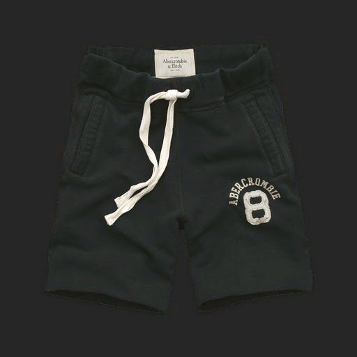 Abercrombie Fitch Hombres Vellón Patalón Corto AF7779